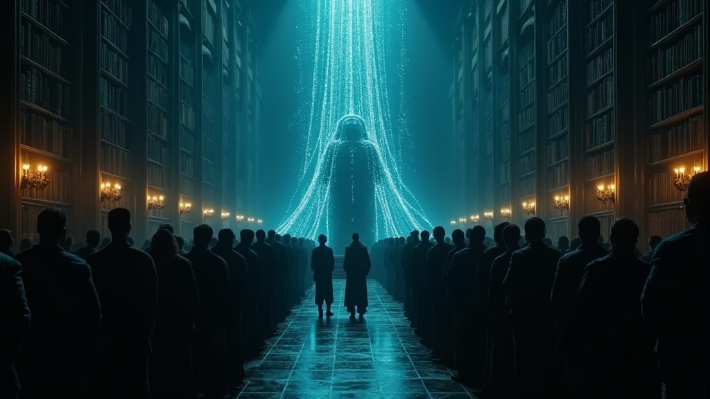 Concepto visual de la lucha entre la creatividad humana y la automatización de la IA