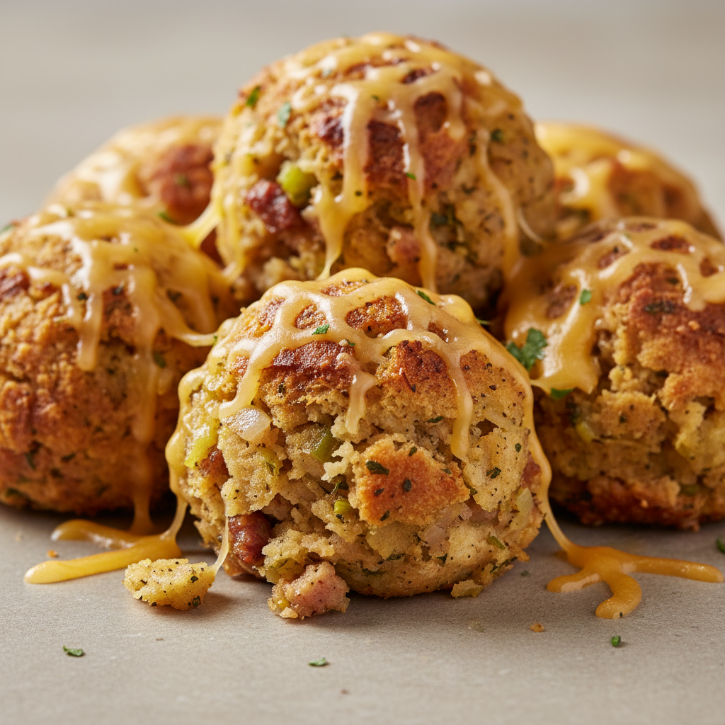 Thanksgiving Stuffing Balls Thanksgiving Stuffing Balls