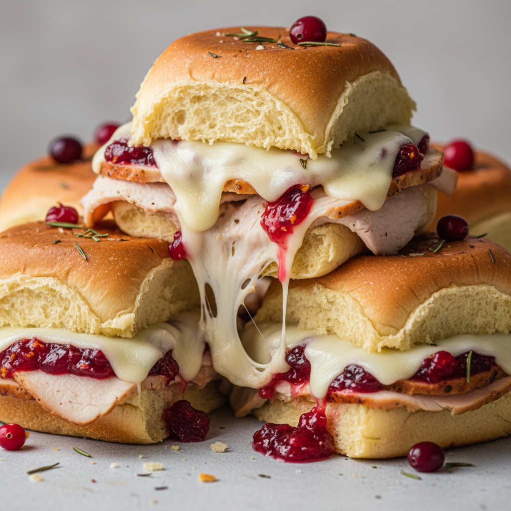 Easy Turkey Cranberry Sliders