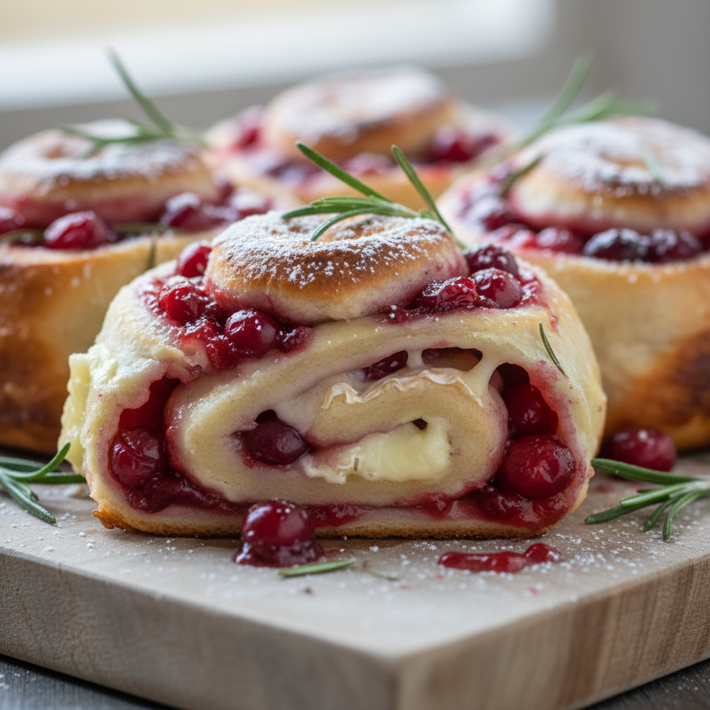 Festive Christmas Cranberry Roll Ups Festive Christmas Cranberry Roll Ups