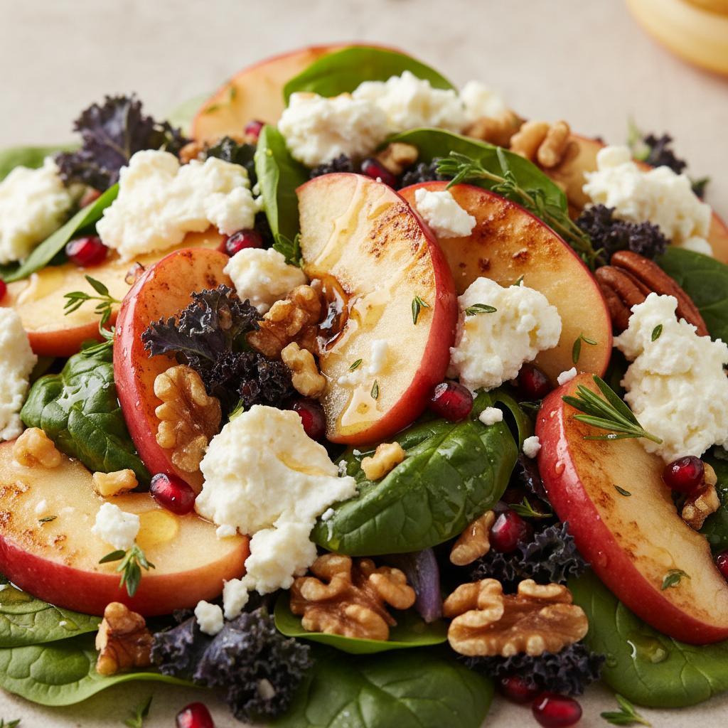 Autumn Harvest Honeycrisp Apple Feta Salad