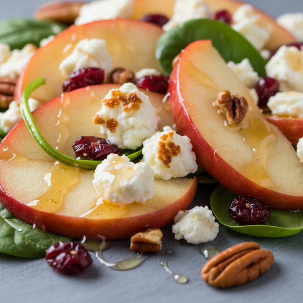 Autumn Harvest Honeycrisp Apple Feta Salad