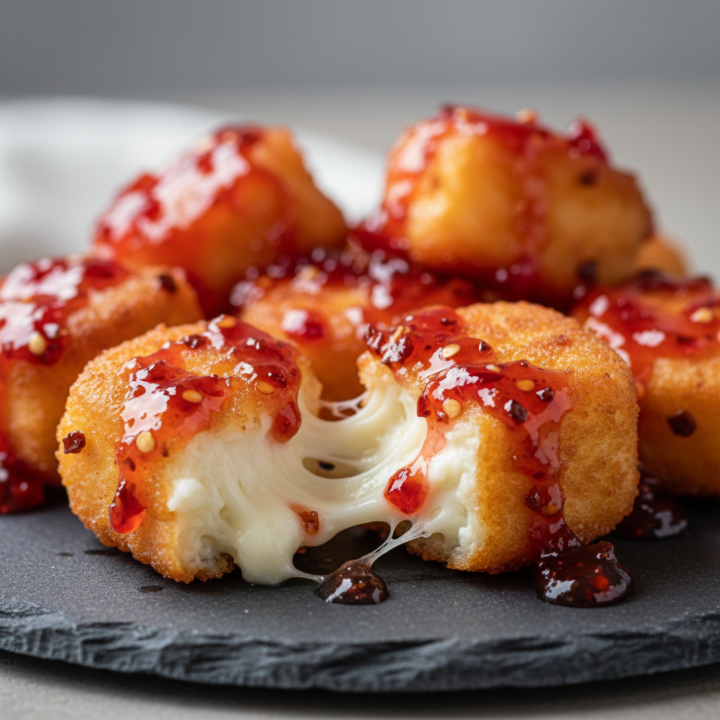 Hot Pepper Jelly Cheese Bites Hot Pepper Jelly Cheese Bites