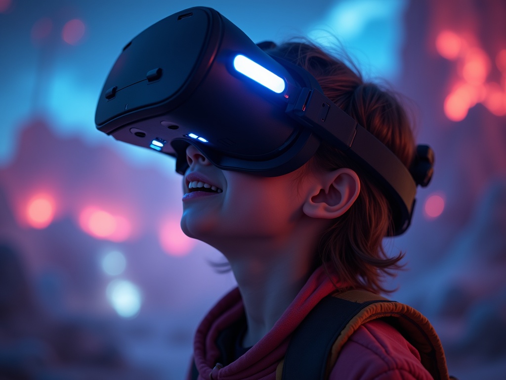 Astro Bot en un nivel vibrante y colorido en PlayStation 5