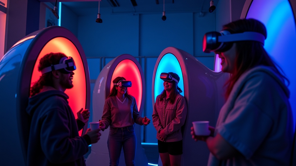 Instalaciones de Virtua Barcelona listas para la acción de esquí VR