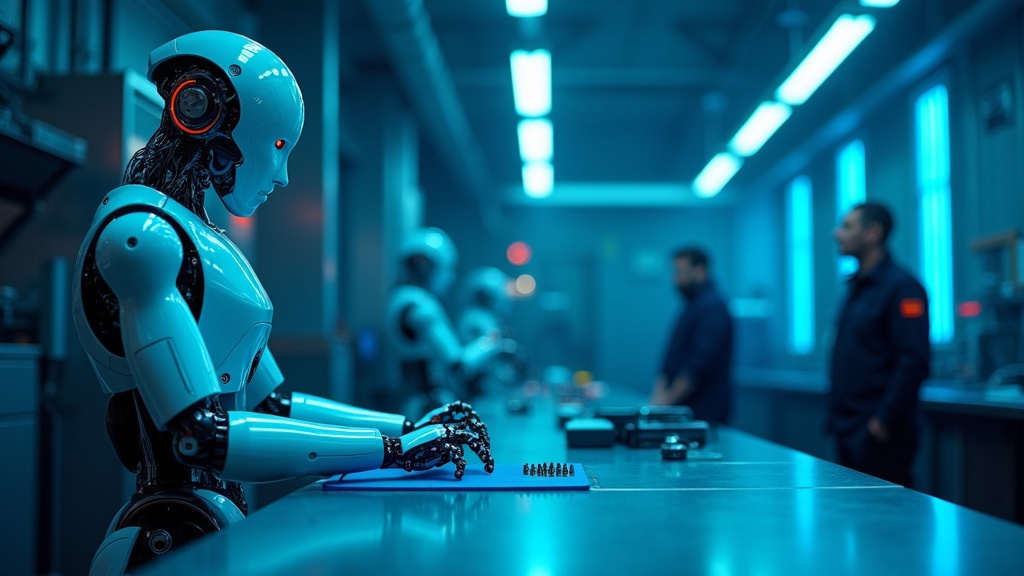 El Robot Humanoide Agile One demostrando su destreza en un entorno industrial.