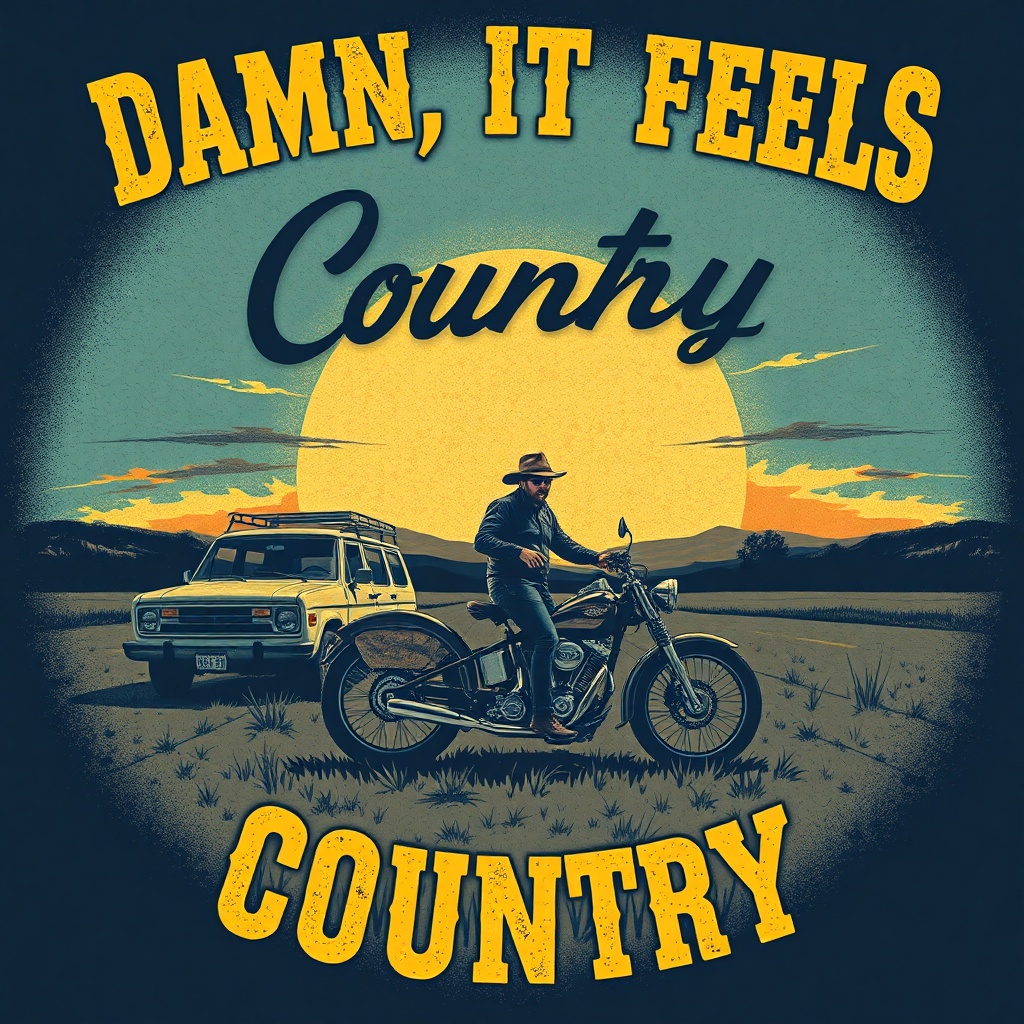 Cover art for Damn, It Feels Country