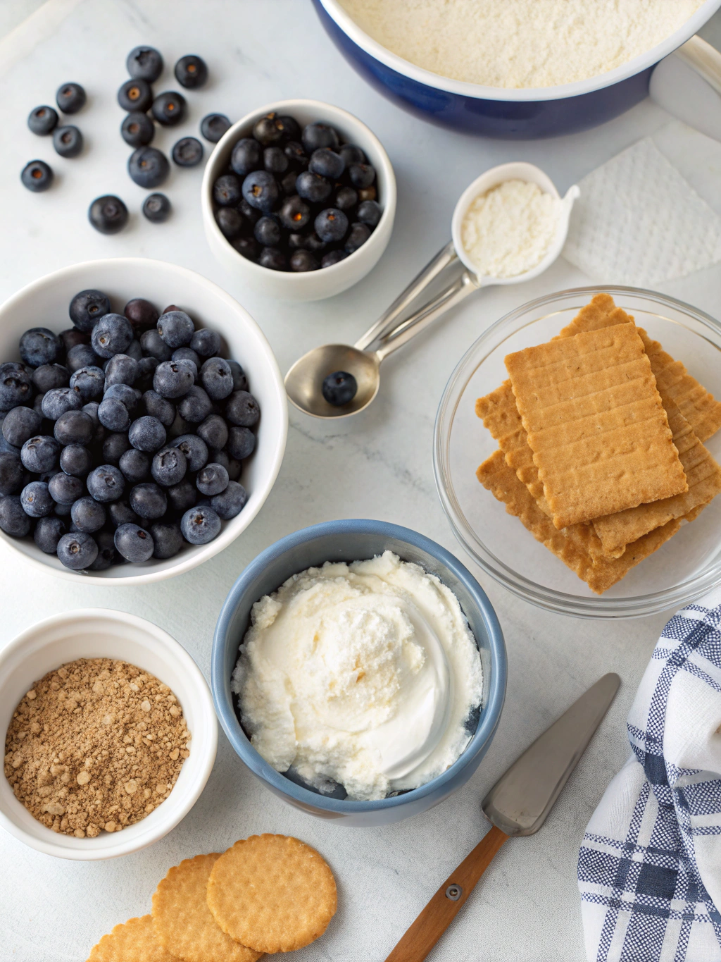 Step-by-step guide for no bake blueberry cheesecake