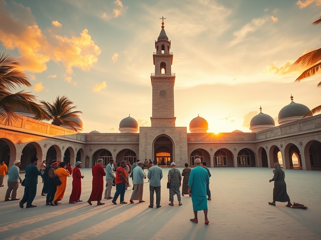 Young Boys Leading Prayer in Maldivian Mosques