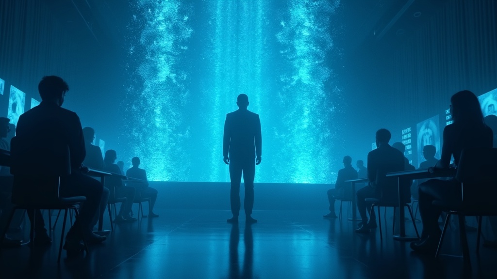 Avatares socializando en un entorno cultural del metaverso, mostrando usos más allá del gaming