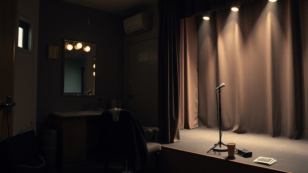 stage and audience lights