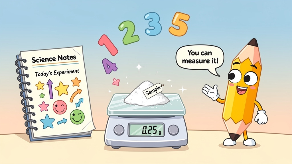 Cartoon guide to measuring CBD isolate dosage