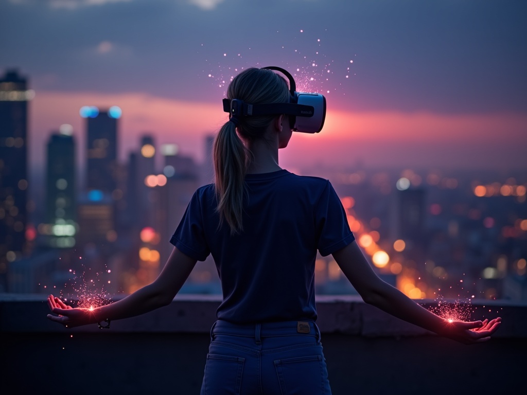 Usuario trabajando cómodamente en su escritorio con la alfombrilla Titanwolf XXL