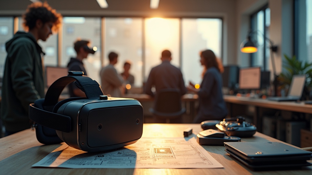 Render conceptual de Steam Frame mostrando su ergonomía