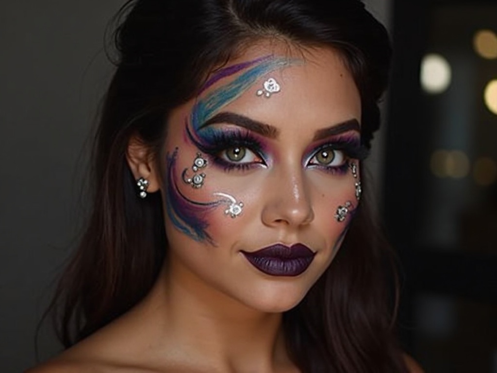 Disney Halloween makeup example