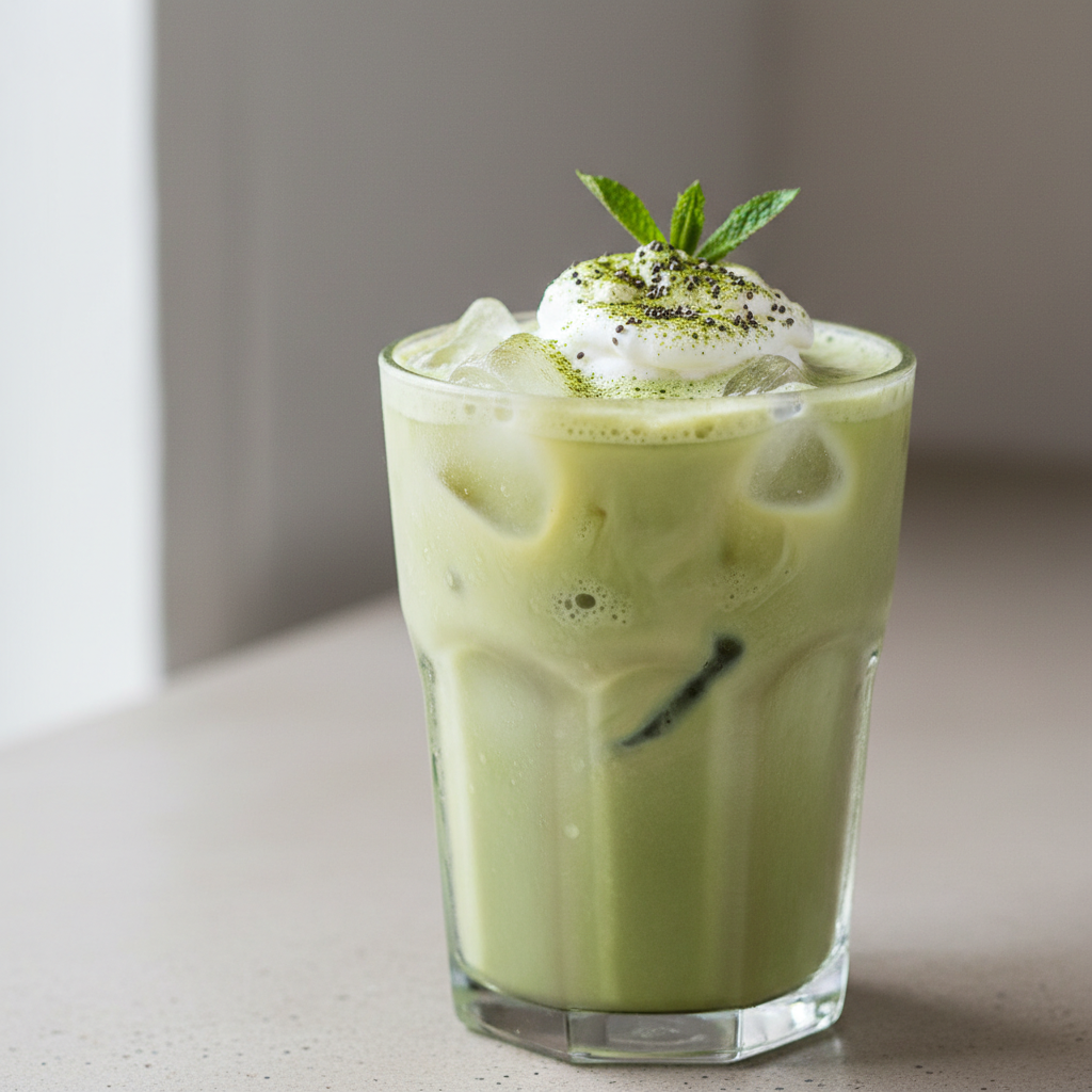 Iced Matcha Latte Low Calorie Recipe Iced Matcha Latte Low Calorie Recipe