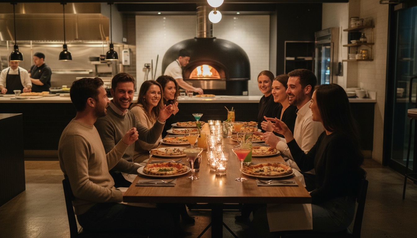 Wood-fired pizza oven