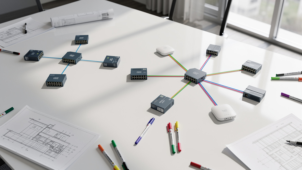 Visual comparison of policy-based and route-based VPN architectures