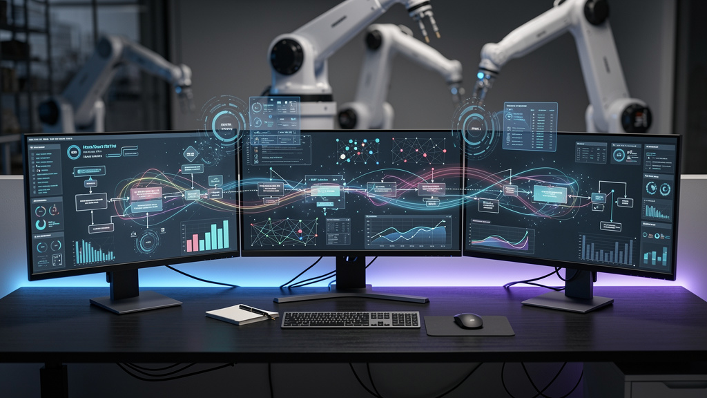 AI-powered automation tools streamlining digital workflows