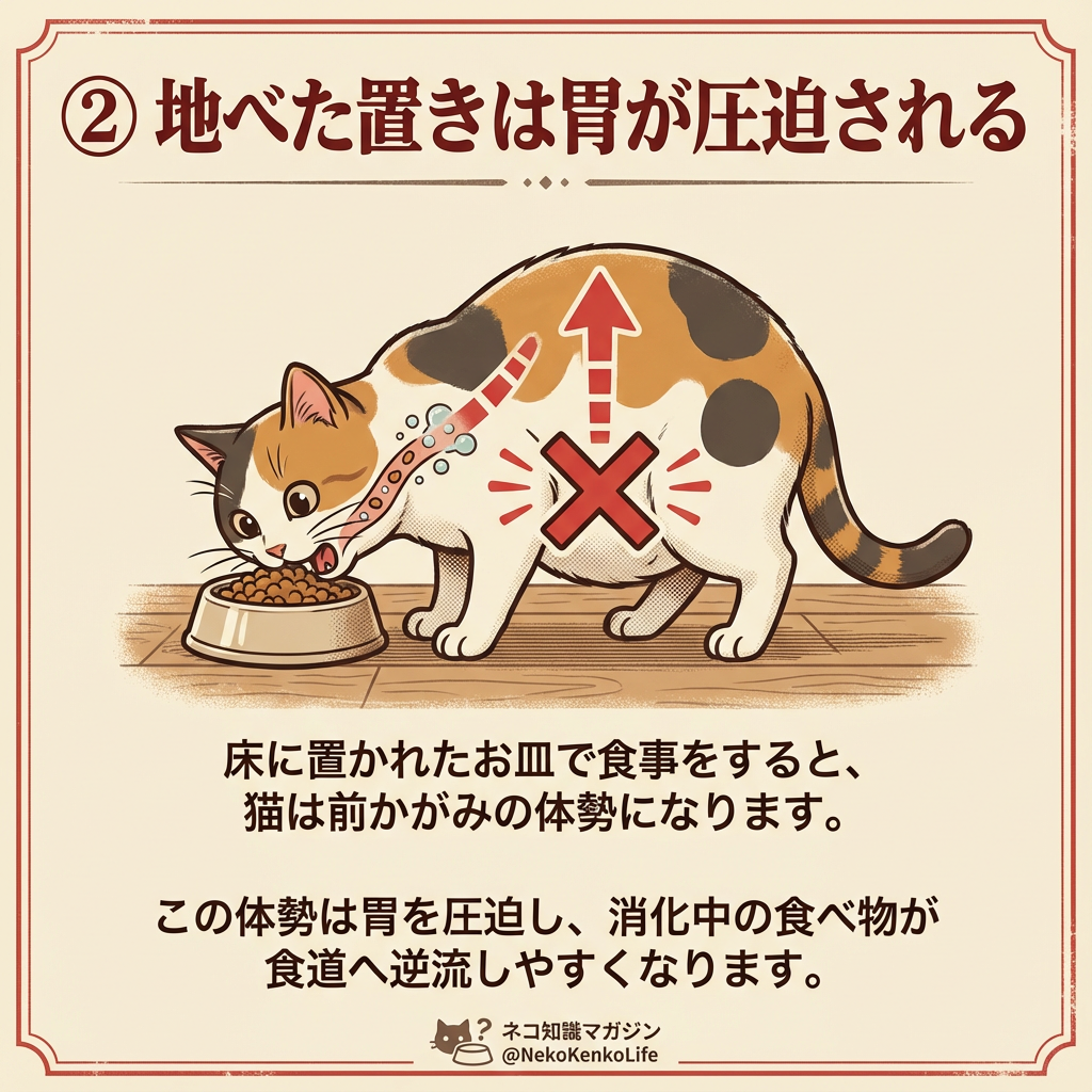 適切な食器の配置