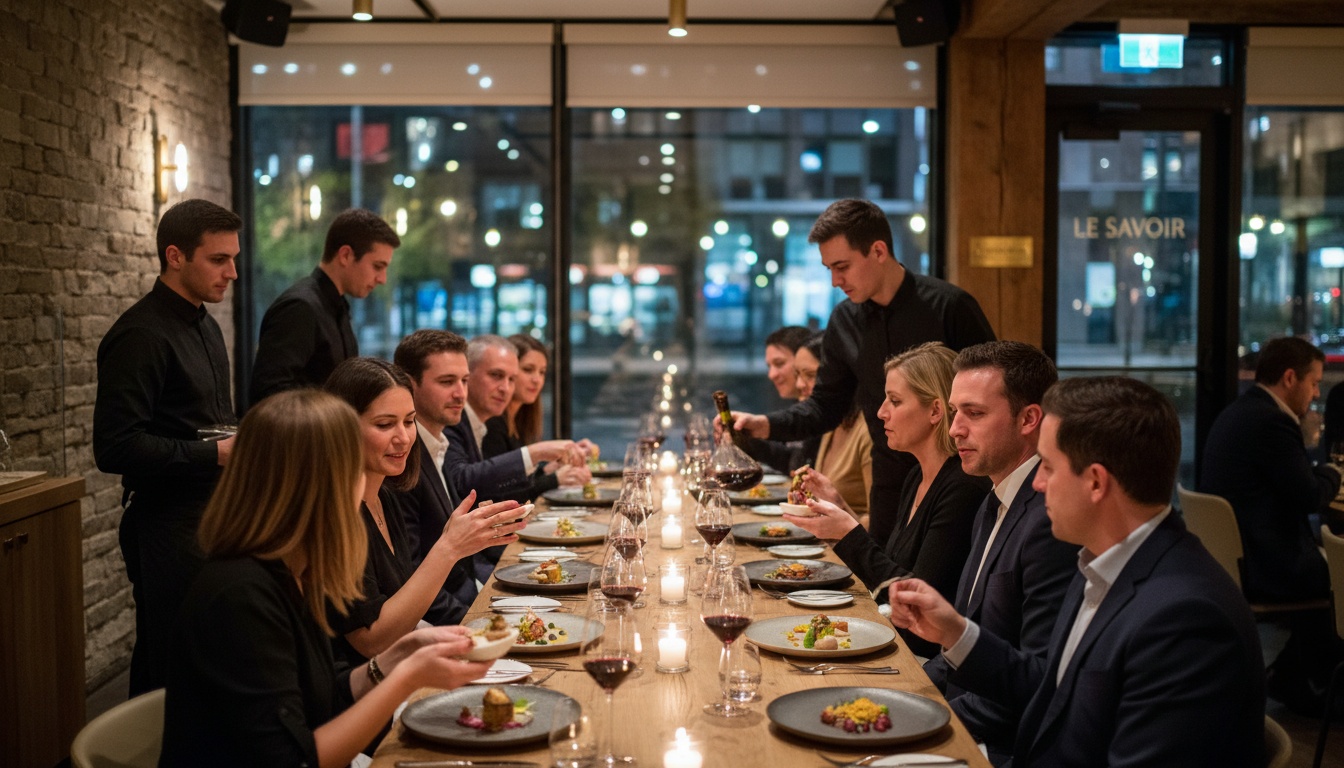 Elegant private dining experience