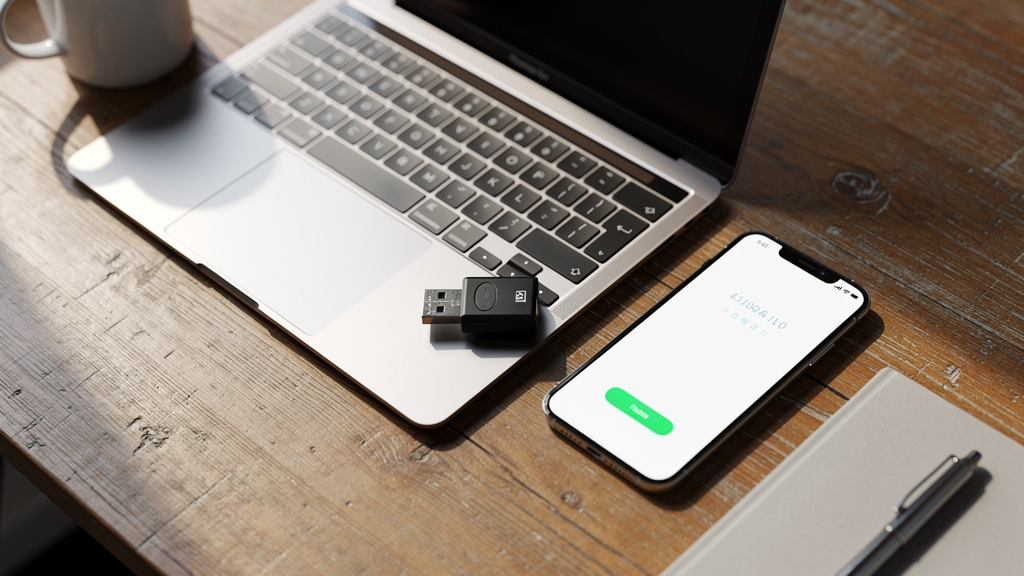 Hardware security key and smartphone authentication devices