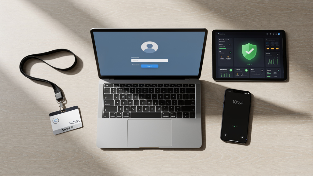 Multiple authentication devices integrated in workplace