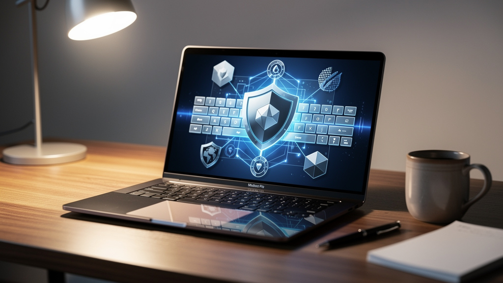 Digital identity management components in professional workspace