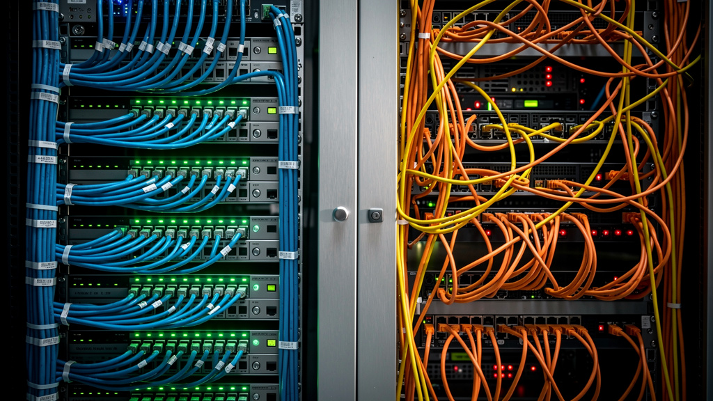 Organized versus disorganized network infrastructure security setup