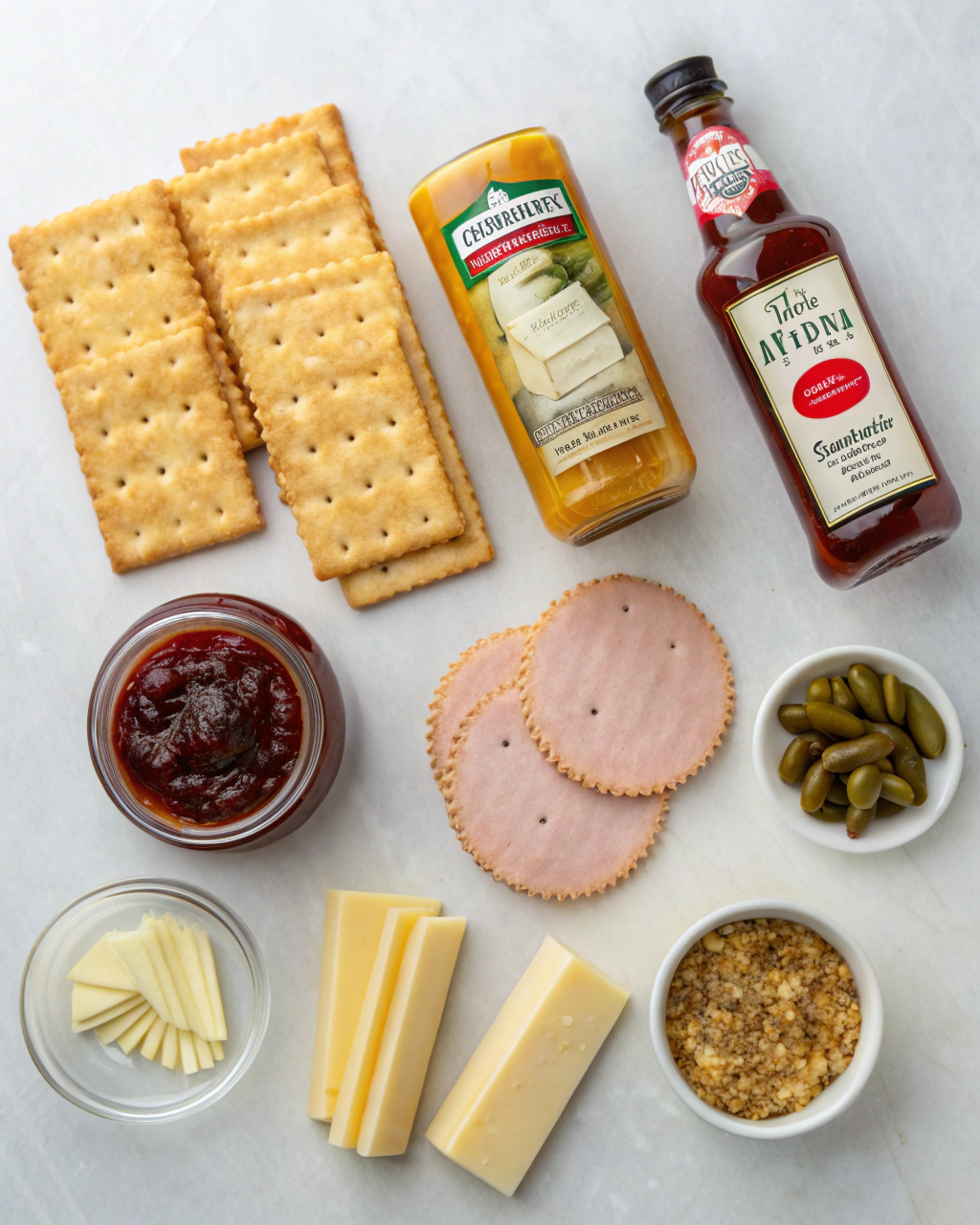 Ritz Cracker Party Sandwiches Ingredients