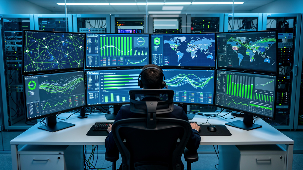Network operations center monitoring zero trust security connections