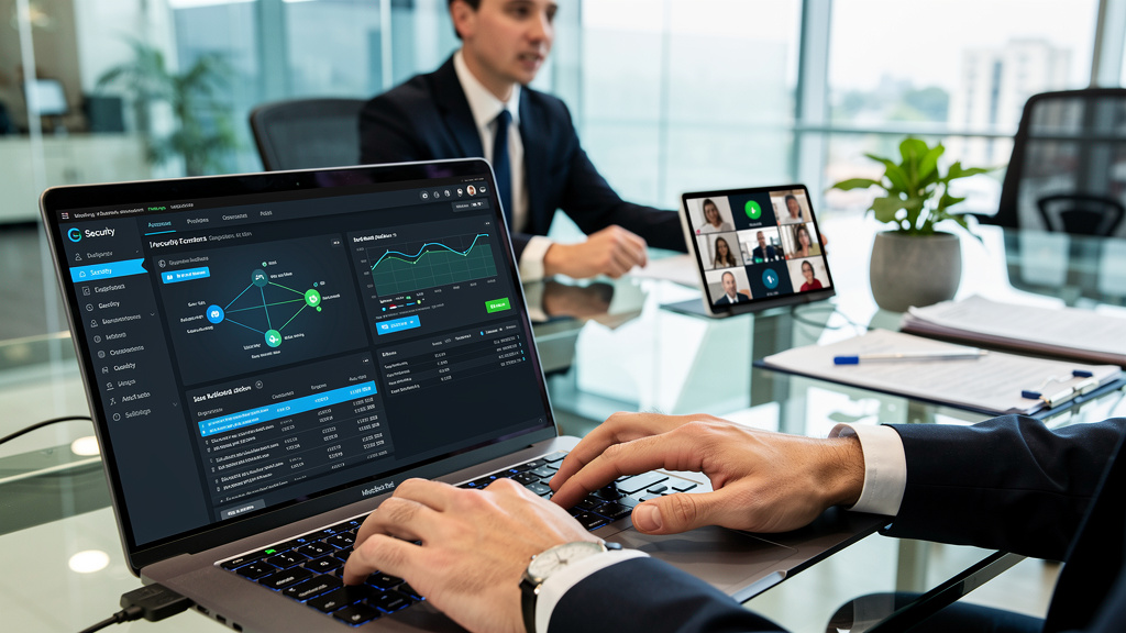IT professional maintaining secure remote access systems during operations