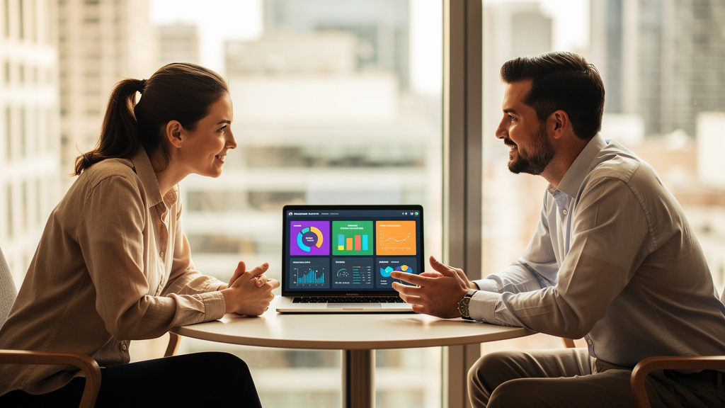 Professional coaching session for digital skills development