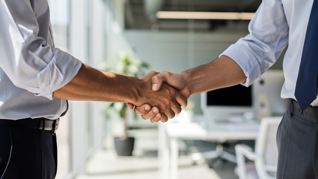Business professionals building trust through authentic workplace connection