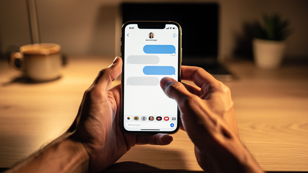Professional using mobile AI coaching platform