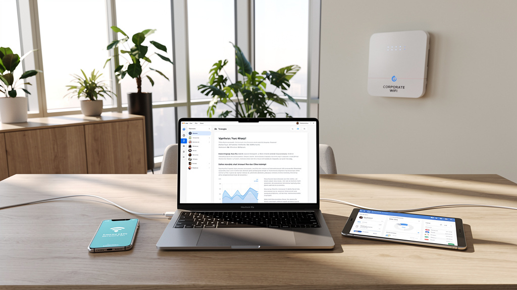 Wireless network security in modern office workspace