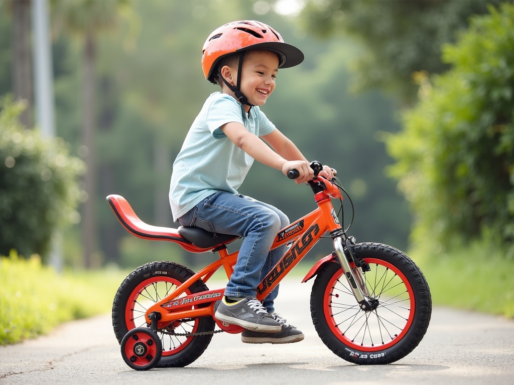 Kids riding bikes with color powder in background