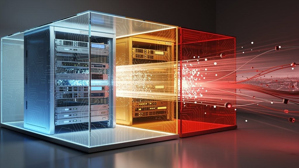Network security zones separated by firewall barriers