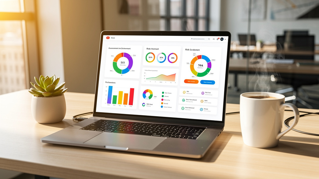 Digital risk management dashboard tracking mitigation progress