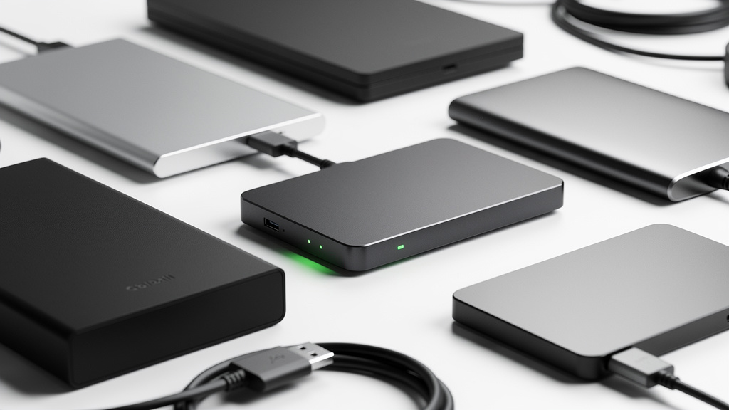 External hard drives and cloud storage backup devices