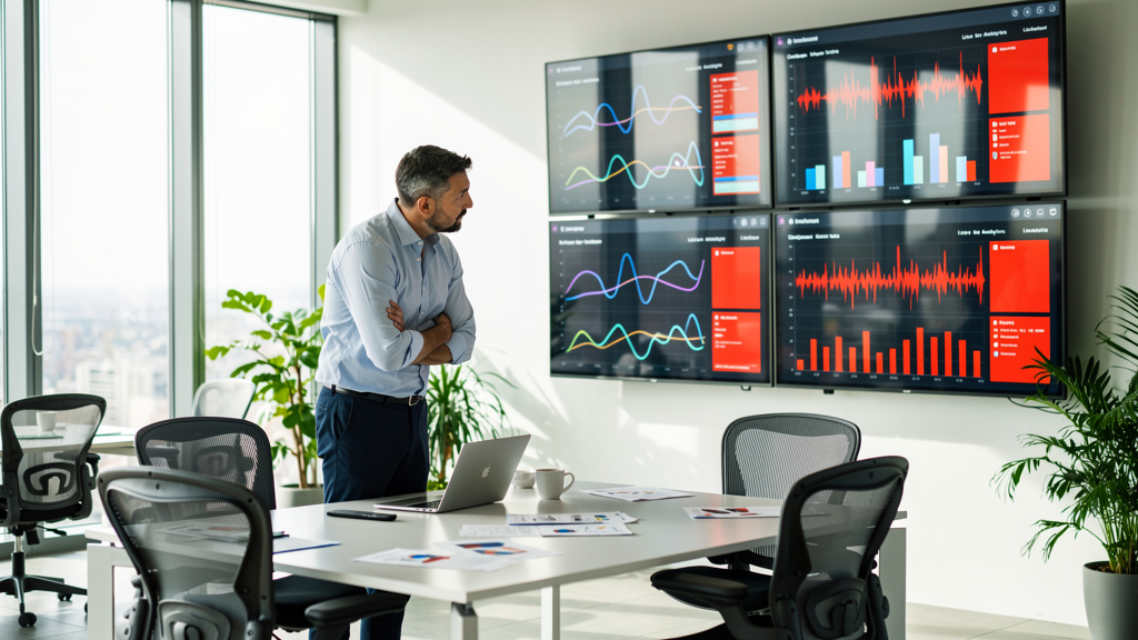 Real-time security monitoring detecting unusual traffic patterns