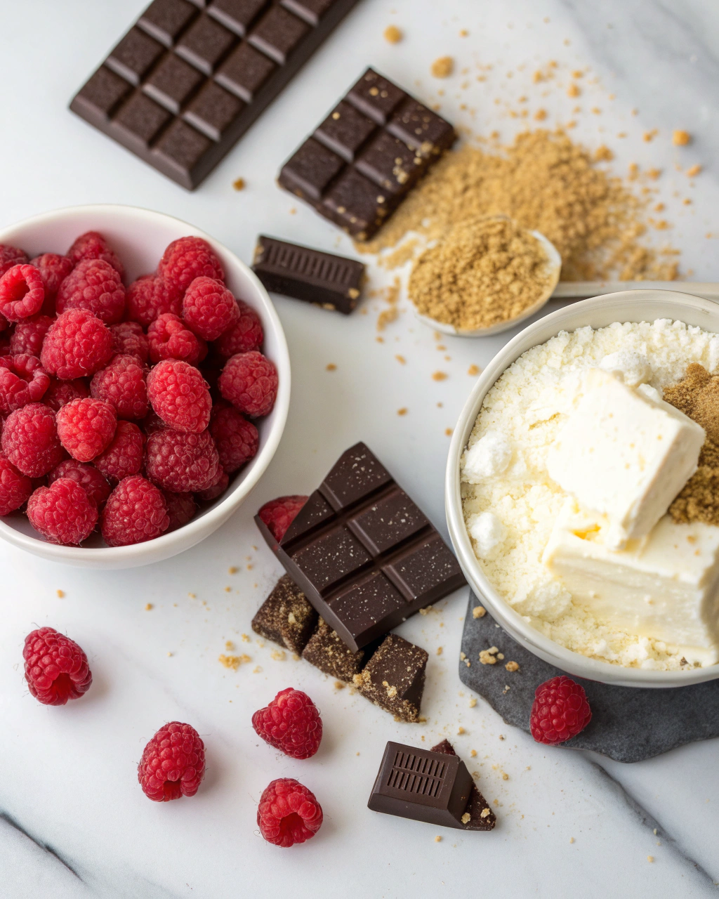 Raspberry Cheesecake Truffles Ingredients
