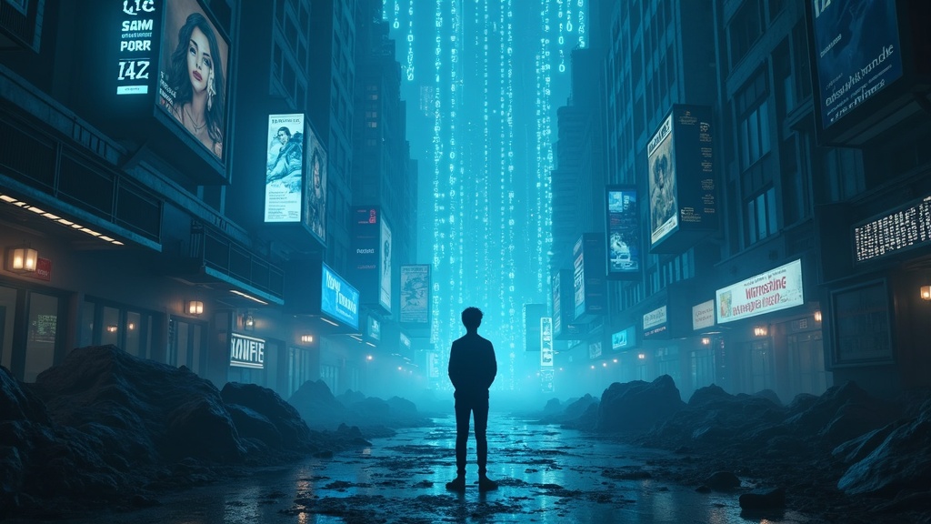 Gráfico mostrando la caída del tráfico web de medios frente al aumento de uso de ChatGPT y otras IAs