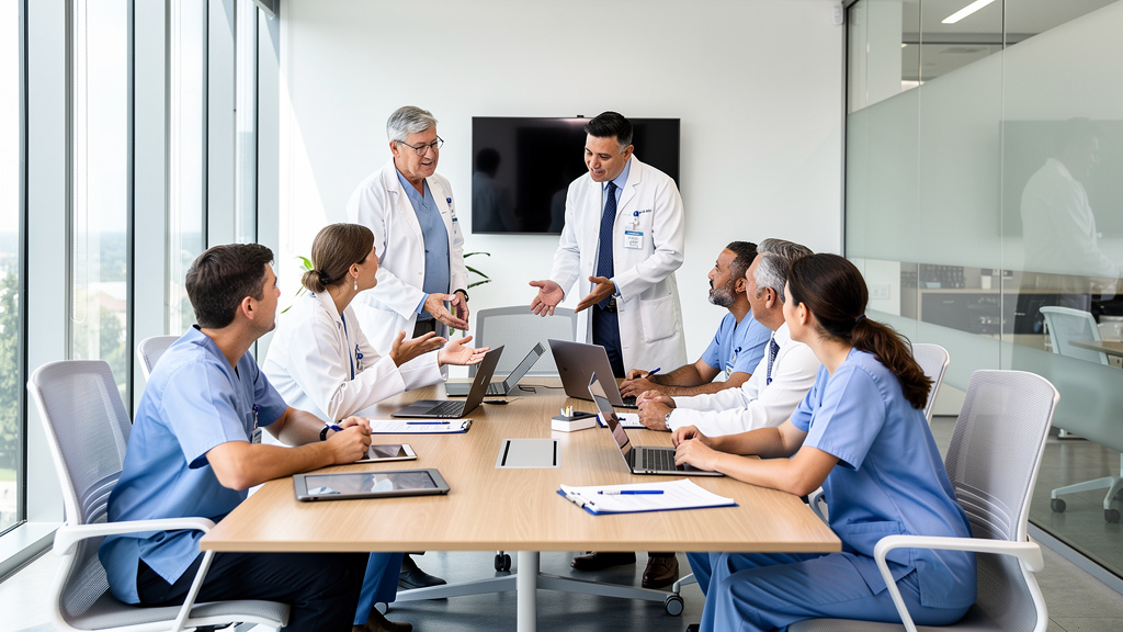 Healthcare professionals demonstrating effective communication skills