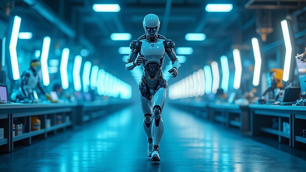 Prototipo de Tesla Optimus en laboratorio, clave para su capacidad de correr