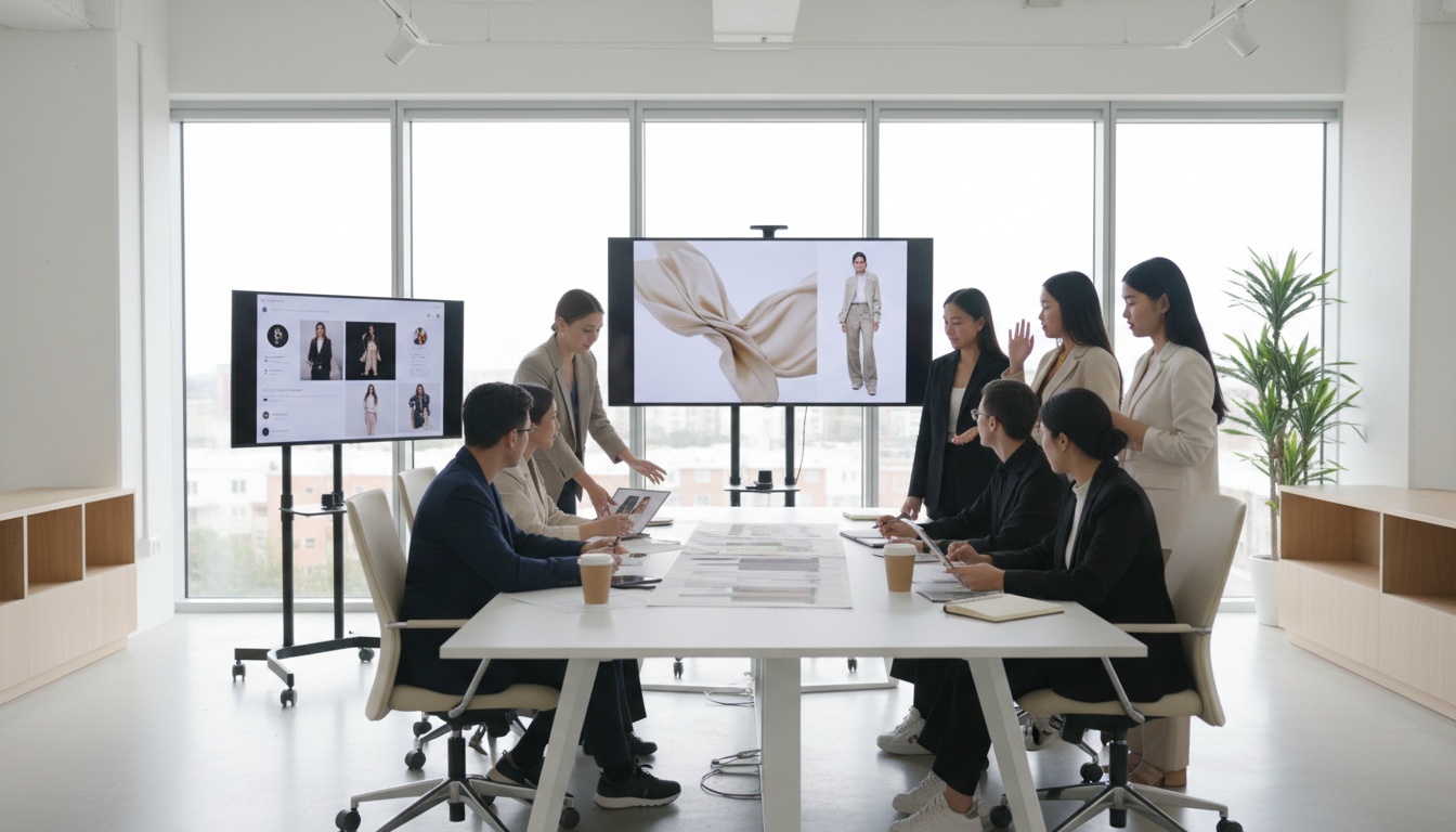 Fashion brand marketing visual content