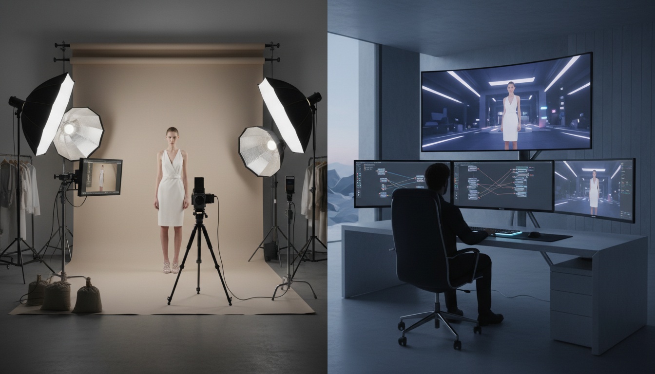 Exemplo de foto de produto com IA