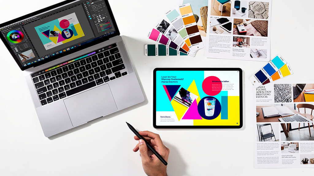 Creative professional using AI design tools
