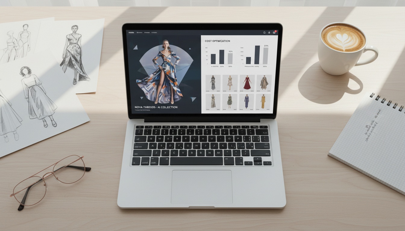 Resultados de fotografia de moda gerada por IA