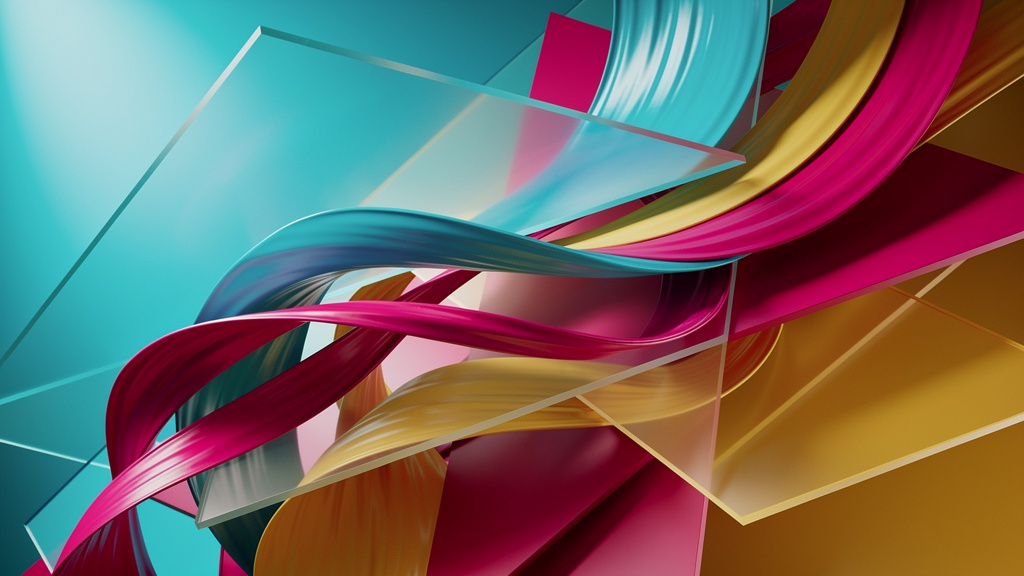 Abstract representation of streamlined content creation process Abstract representation of streamlined content creation process